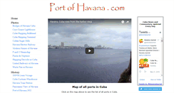 Desktop Screenshot of portofhavana.com