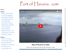 Tablet Screenshot of portofhavana.com